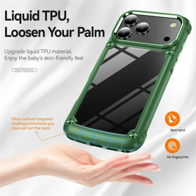 Coque iPhone 17 Pro Max Antichoc à Accents Métalliques | ARMORLUX