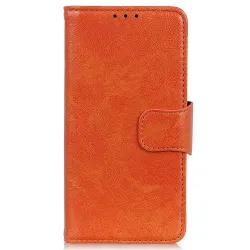 Housse iPhone 17 Pro Max Style Cuir Vieilli