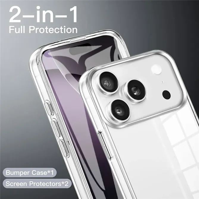 Coque iPhone 17 Pro Max Intégrale Transparente | 360-CLEAR