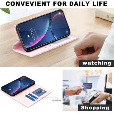 Flip Cover iPhone 17 Pro Max Matelassé BINFEN Rose - photo 15