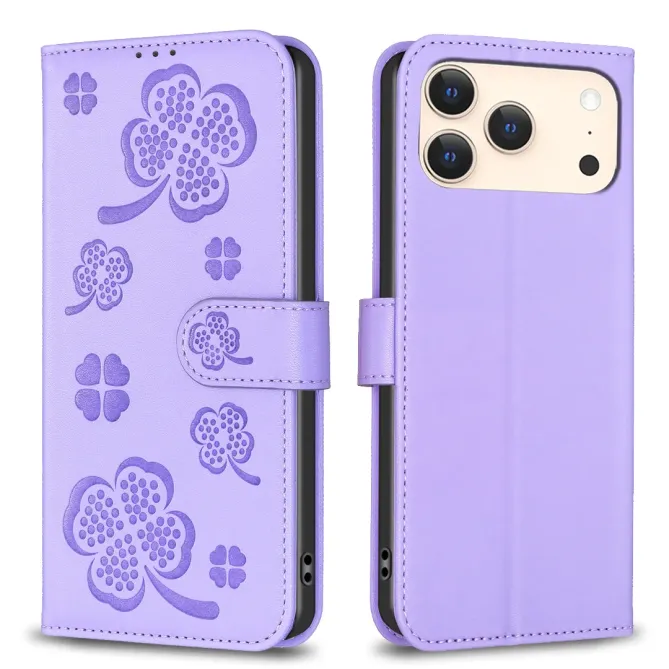 Housse iPhone 17 Pro Max Trèfle Gravé | Clover