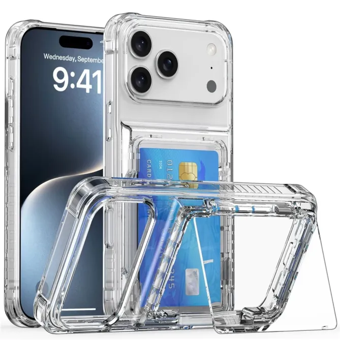 Coque iPhone 17 Pro Max à Béquille Porte-Carte | KLEAR-FLIP