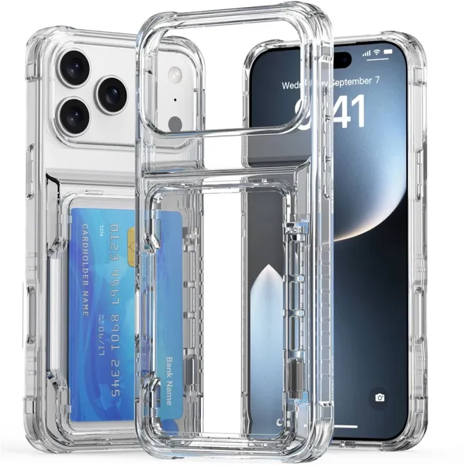 Coque iPhone 17 Pro Max à Béquille Porte-Carte | KLEAR-FLIP