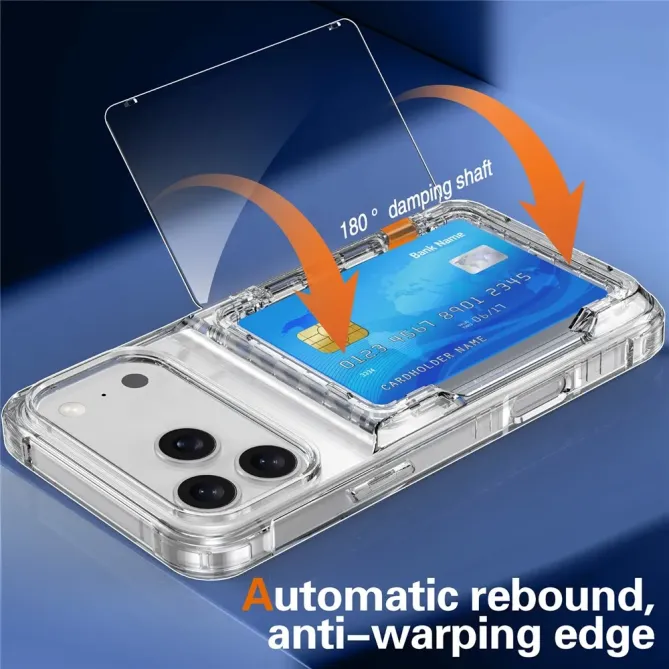 Coque iPhone 17 Pro Max à Béquille Porte-Carte | KLEAR-FLIP