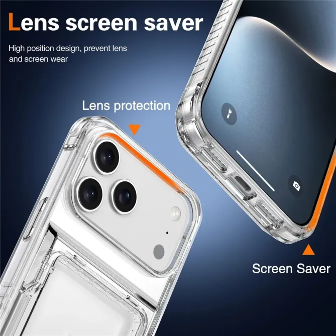 Coque iPhone 17 Pro Max à Béquille Porte-Carte | KLEAR-FLIP