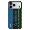 Coque iPhone 17 Pro Max Racing Compatible MagSafe - Bleu