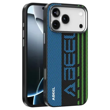 Coque iPhone 17 Pro Max Racing Compatible MagSafe - Bleu