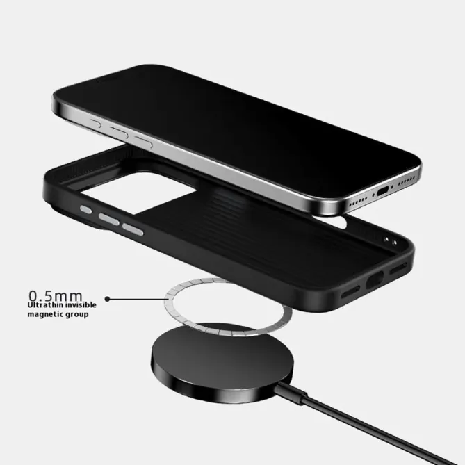 Coque iPhone 17 Pro Max Racing Compatible MagSafe - Bleu