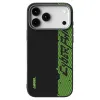Coque iPhone 17 Pro Max Racing Noir et Vert Compatible MagSafe