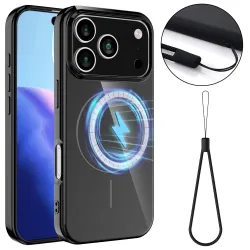 Coque iPhone 17 Pro Max Brillante MagSafe avec Lanière