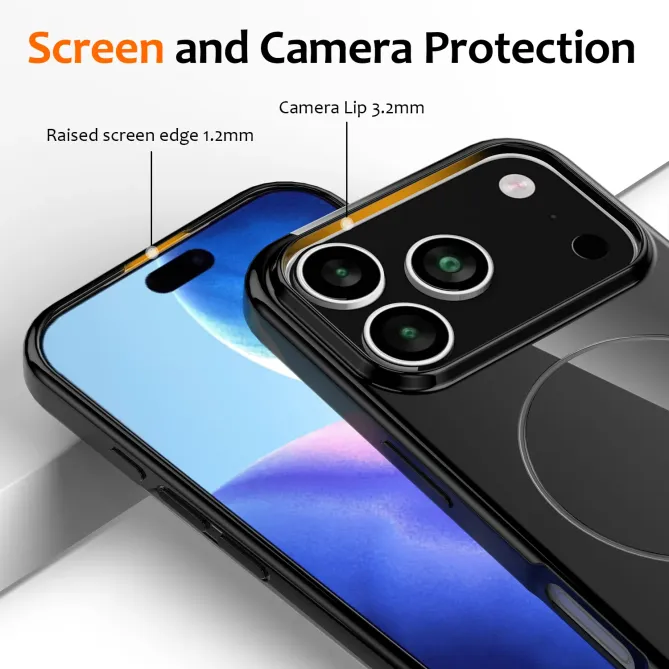 Coque iPhone 17 Pro Max Brillante MagSafe avec Lanière