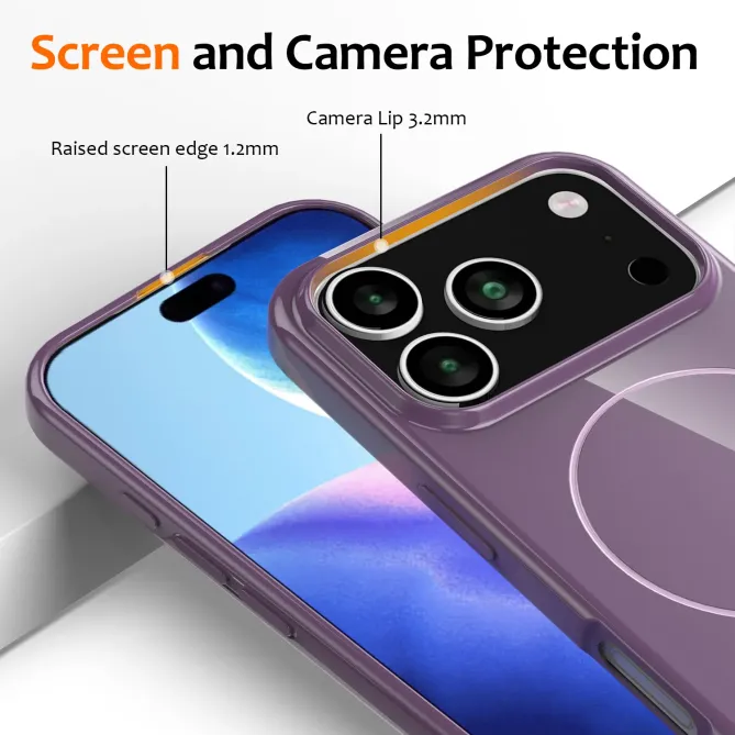 Coque iPhone 17 Pro Max Brillante MagSafe avec Lanière