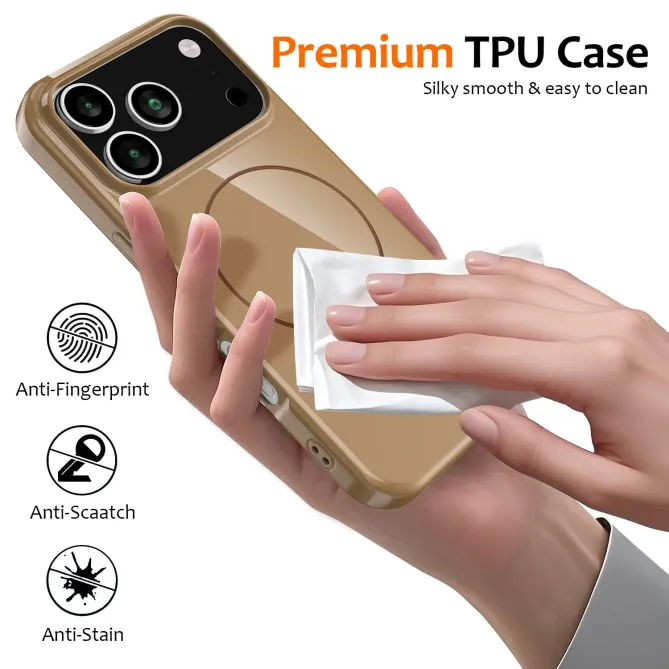 Coque iPhone 17 Pro Max Brillante MagSafe avec Lanière