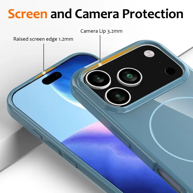 Coque iPhone 17 Pro Max Brillante MagSafe avec Lanière