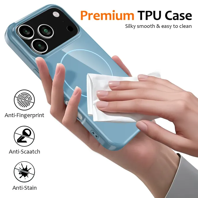 Coque iPhone 17 Pro Max Brillante MagSafe avec Lanière