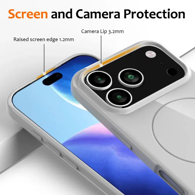 Coque iPhone 17 Pro Max Brillante MagSafe avec Lanière