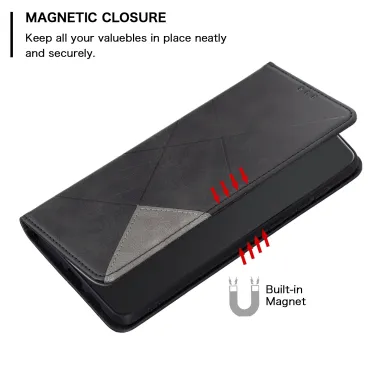 Flip Cover iPhone Air Célinia Style Cuir Porte Cartes Noir - photo 15