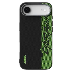 Coque iPhone Air Racing Noir et Vert Compatible MagSafe