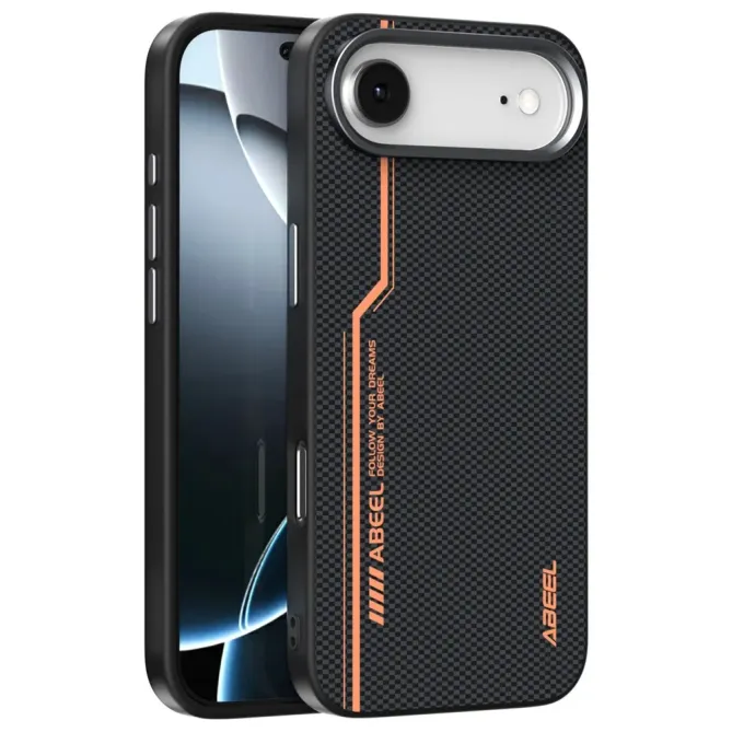 Coque iPhone Air Racing Noir et Orange