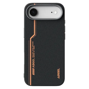Coque iPhone Air Racing Noir et Orange