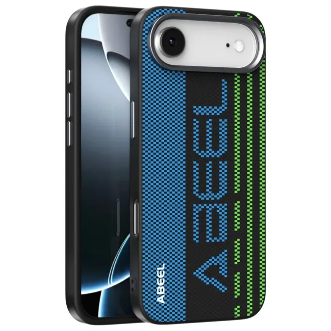 Coque iPhone Air Racing Compatible MagSafe - Bleu
