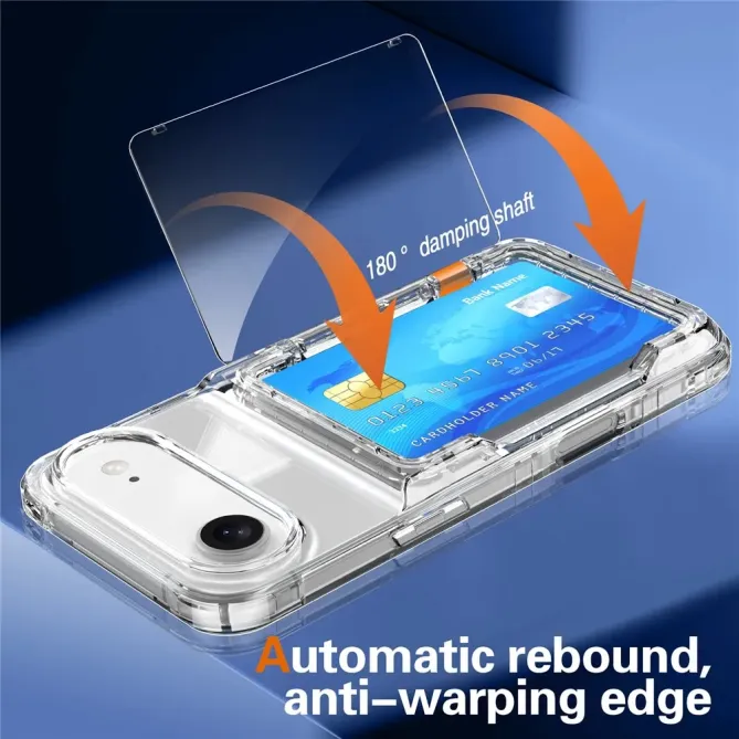 Coque iPhone Air à Béquille Porte-Carte | KLEAR-FLIP