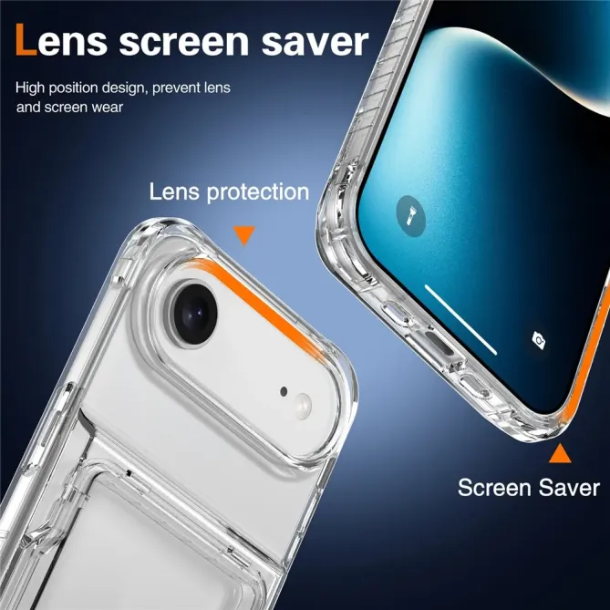 Coque iPhone Air à Béquille Porte-Carte | KLEAR-FLIP
