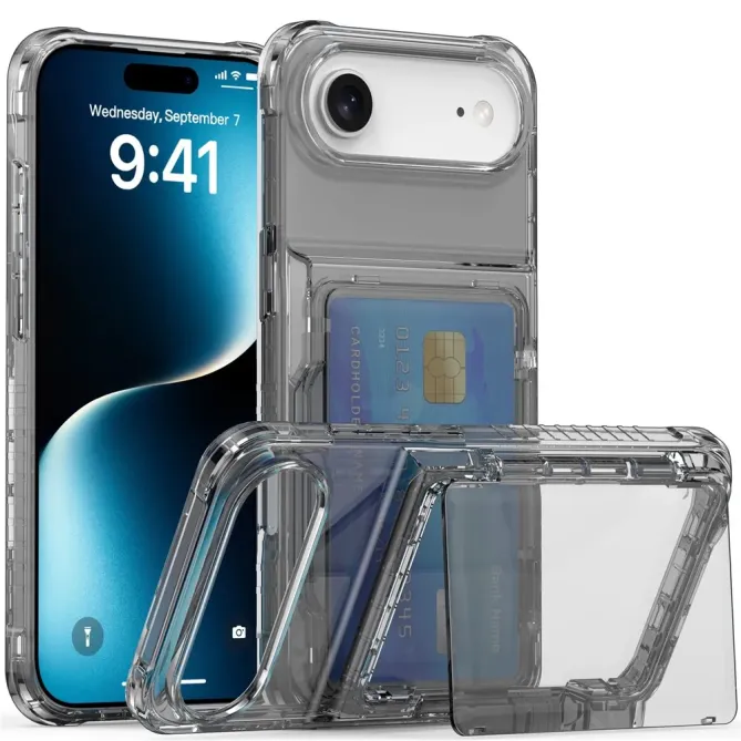 Coque iPhone Air à Béquille Porte-Carte | KLEAR-FLIP