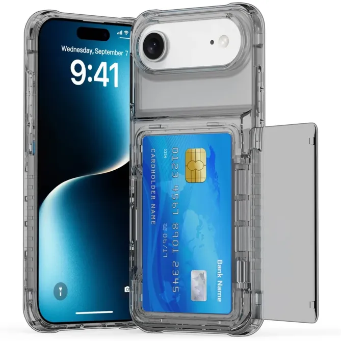 Coque iPhone Air à Béquille Porte-Carte | KLEAR-FLIP
