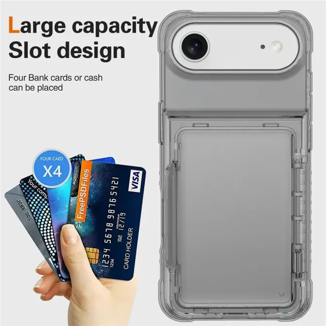 Coque iPhone Air à Béquille Porte-Carte | KLEAR-FLIP