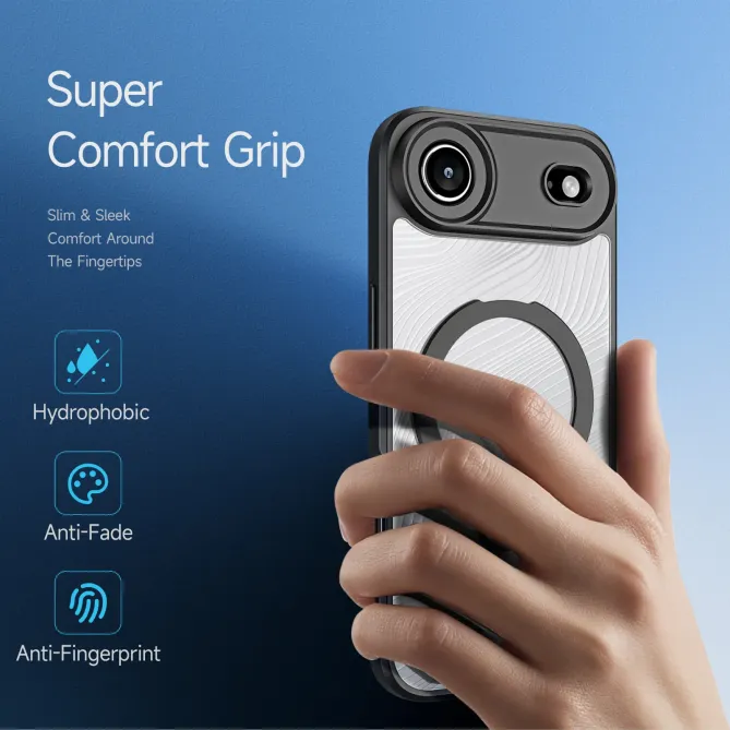 Coque iPhone Air Aimo Series avec Anneau Support MagSafe
