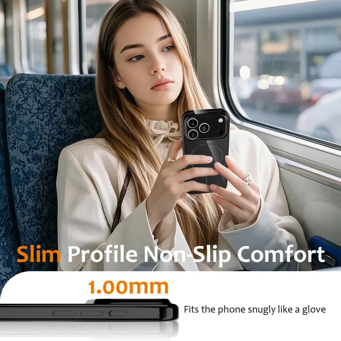 Coque iPhone 17 Pro Brillante MagSafe avec Lanière