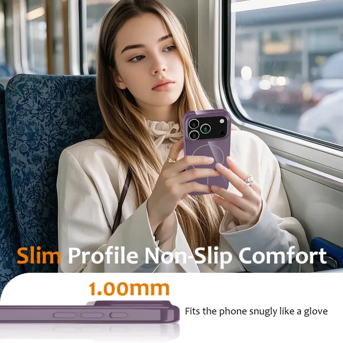 Coque iPhone 17 Pro Brillante MagSafe avec Lanière