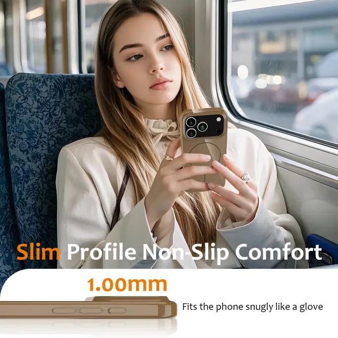 Coque iPhone 17 Pro Brillante MagSafe avec Lanière