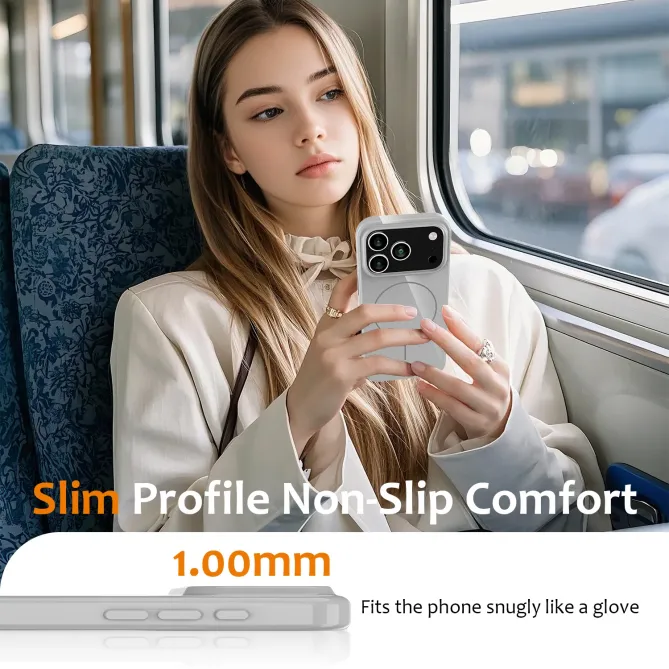 Coque iPhone 17 Pro Brillante MagSafe avec Lanière