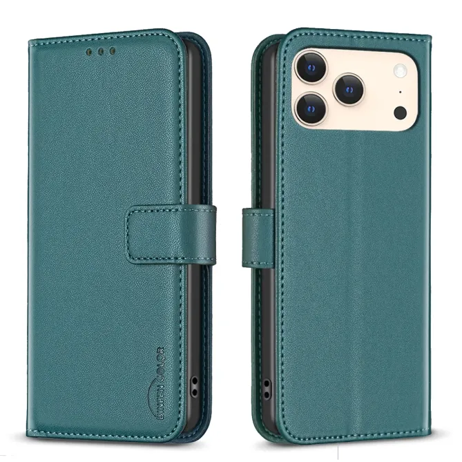 Housse iPhone 17 Pro Support Pliable BF17 Vert foncé - photo 12
