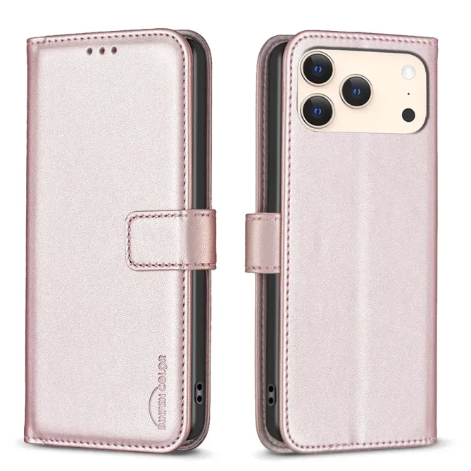 Housse iPhone 17 Pro Support Pliable BF17 Or Rose - photo 27
