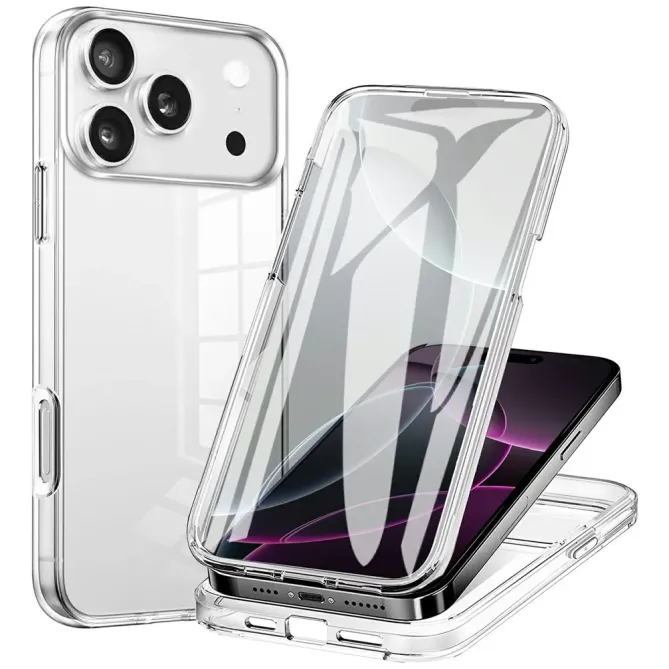 Coque iPhone 17 Pro Intégrale Transparente | 360-CLEAR