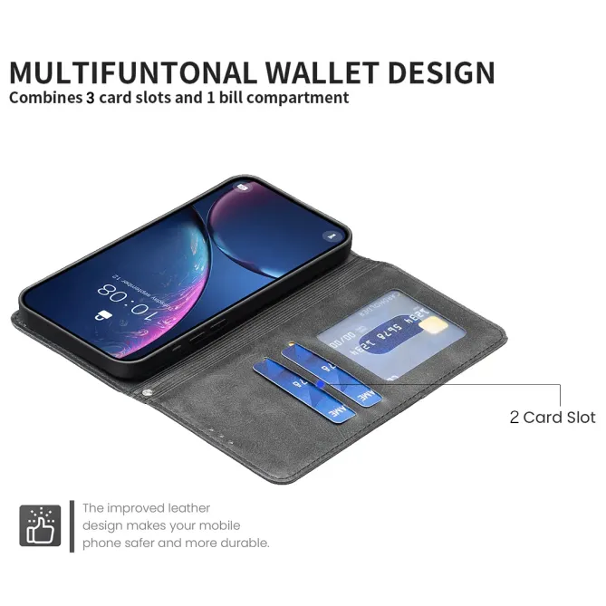 Flip Cover iPhone 17 Pro Célinia Style Cuir Porte Cartes