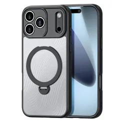 Coque iPhone 17 Pro Aimo Series avec Anneau Support MagSafe