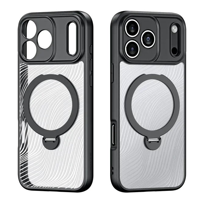 Coque iPhone 17 Pro Aimo Series avec Anneau Support MagSafe