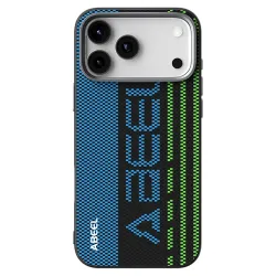 Coque iPhone 17 Pro Racing Compatible MagSafe - Bleu