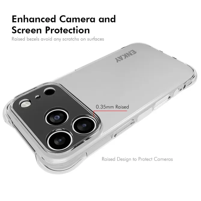 Protection Coque iPhone 17 Pro ENKAY Transparent