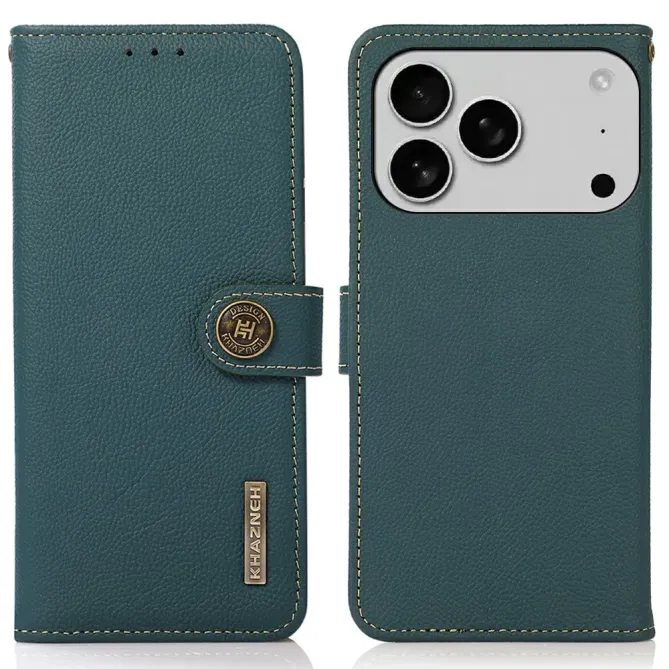 Housse iPhone 17 Pro KHAZNEH Classic en cuir