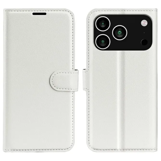 Housse iPhone 17 Pro portefeuille style cuir