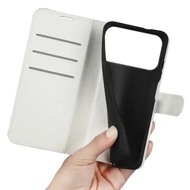 Housse iPhone 17 Pro portefeuille style cuir