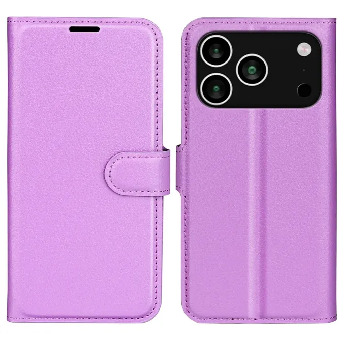 Housse iPhone 17 Pro portefeuille style cuir