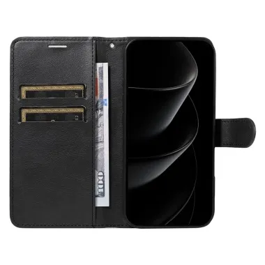 Housse iPhone 17 Pro Sylvette simili cuir avec lanière