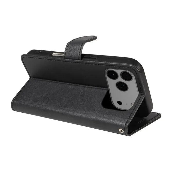 Housse iPhone 17 Pro Sylvette simili cuir avec lanière