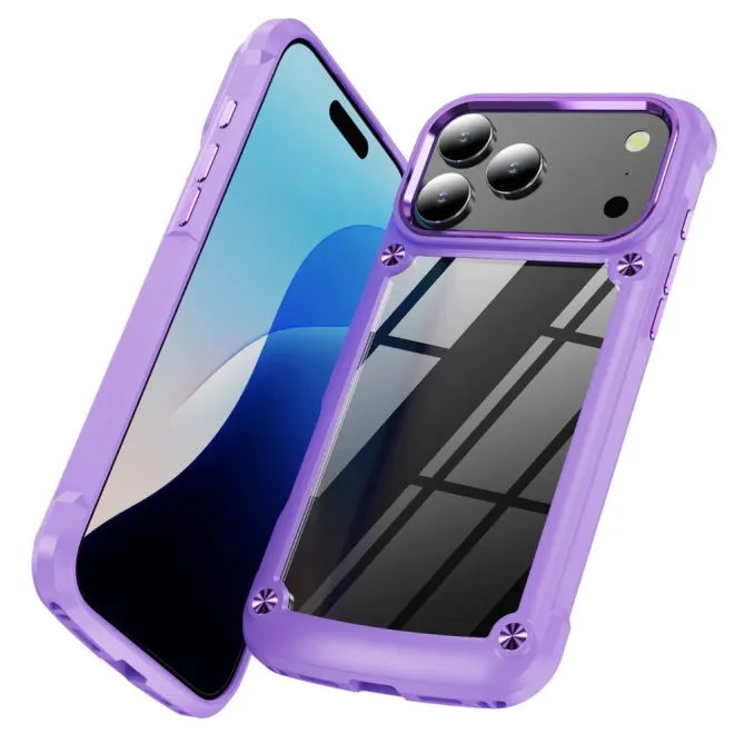 Coque iPhone 17 Pro Antichoc à Accents Métalliques | ARMORLUX